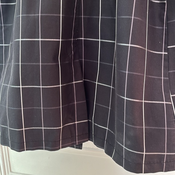 Trench coat with windowpane design. - Picture 7 of 7